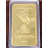 Image 1 : Cleopatra .999 Gold Plated Wafer Bar
