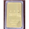 Image 2 : Cleopatra .999 Gold Plated Wafer Bar