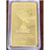 Image 1 : Cleopatra .999 Gold Plated Wafer Bar