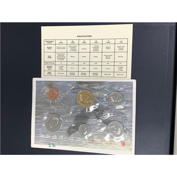 Royal Canadian Mint Cellophane Sealed Proof Set 1993