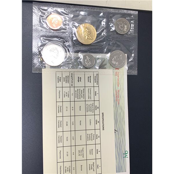Royal Canadian Mint Cellophane Sealed Proof Set 1994