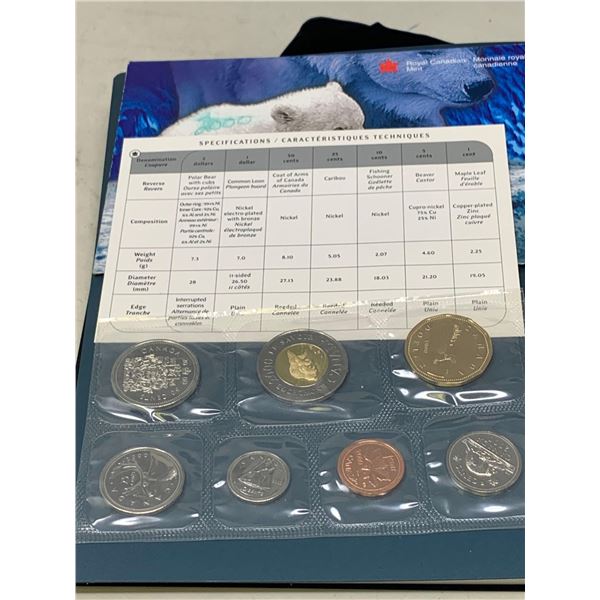 Royal Canadian Mint Cellophane Sealed Proof Set 2000