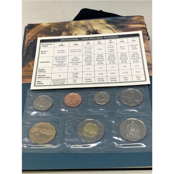 Royal Canadian Mint Cellophane Sealed Proof Set 2001