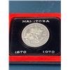 Image 1 : Royal Canada Mint Manitoba 1870-1970 Cased Dollar