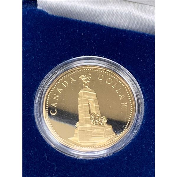 Royal Canada Mint 1994 Canada War Memorial "The Response" Proof $1.00 Coin