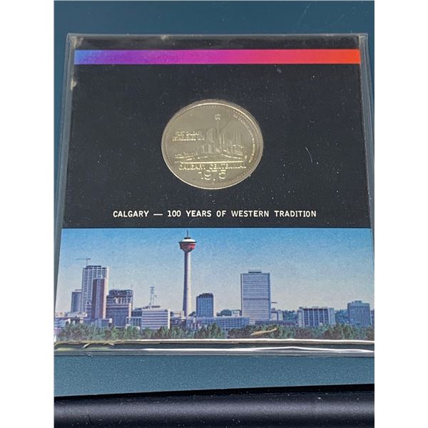 Vintage 1875-1975 Fort Calgary commemorative Coin 100 Years