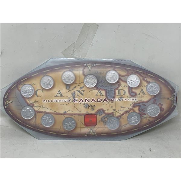 Royal Canada Mint Canada Millennium 1999 Provincial Quarters