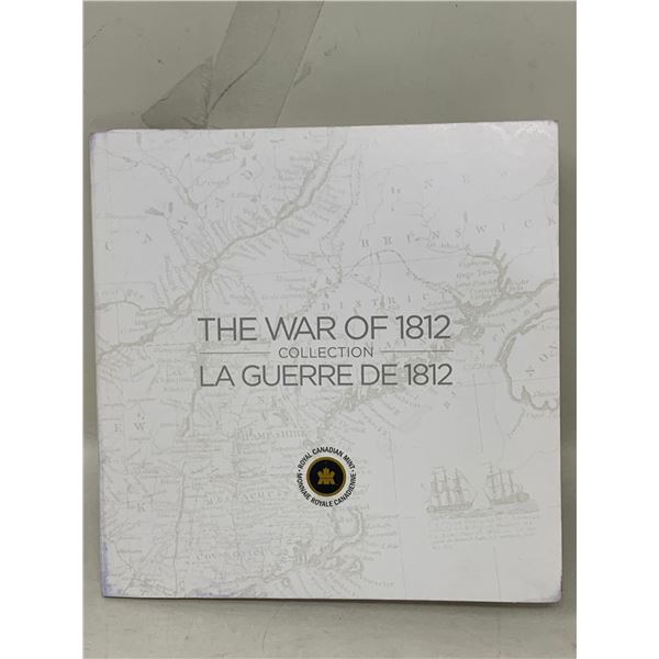 Royal Canada Mint The war of 1812 collection with colored coins set of 9
