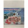 Image 1 : Royal Canada Mint Changing Times Two Dollar Bill and Twoonie 1996 Set
