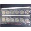 Image 2 : Royal Canada Mint 1999 Canada Provincial Quarter Set Millennium