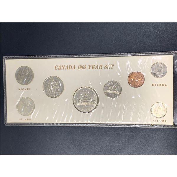 Royal Canada Mint 1968 Uncirculated Coin Set