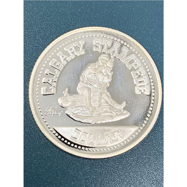 Alberta's 75th Anniversary Rare Calgary Stampede Dollar Coin