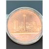 Image 1 : Vintage Husky Tower ( North Americas Tallest ) Calgary Alberta Collector Copper Coin