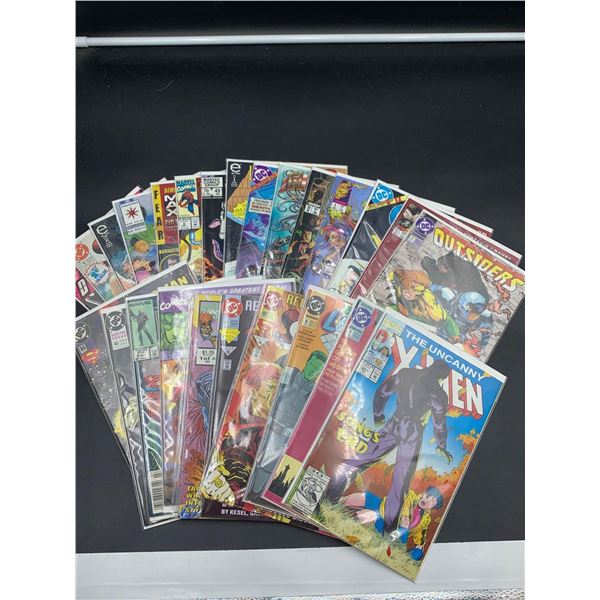 Assorted Comic Books, In protective sleeves - LOT OF 25