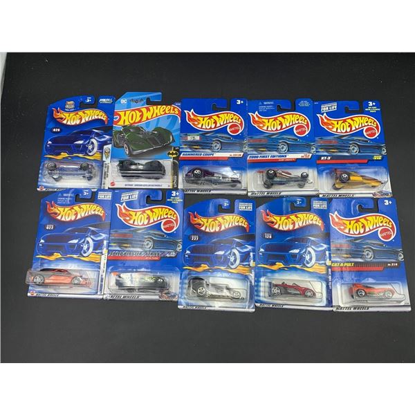 Assorted Hot Wheels NEW in packs - Lot of 10
