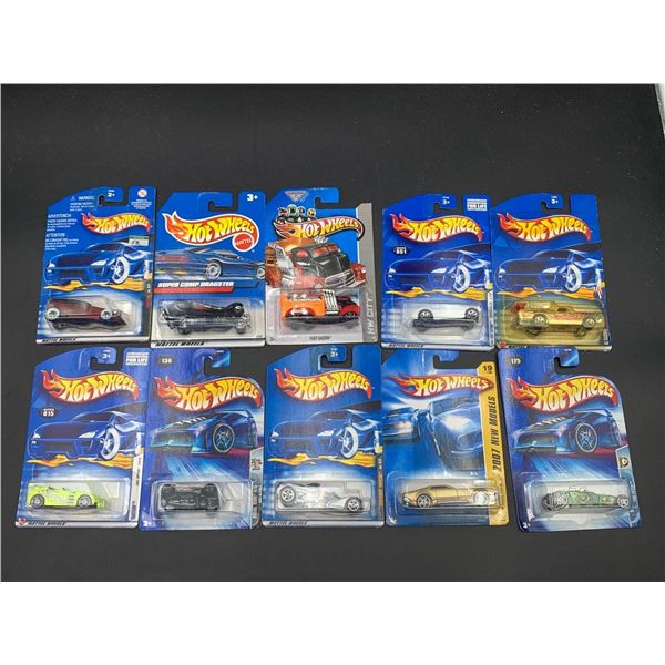 Assorted Hot Wheels NEW in packs - Lot of 10