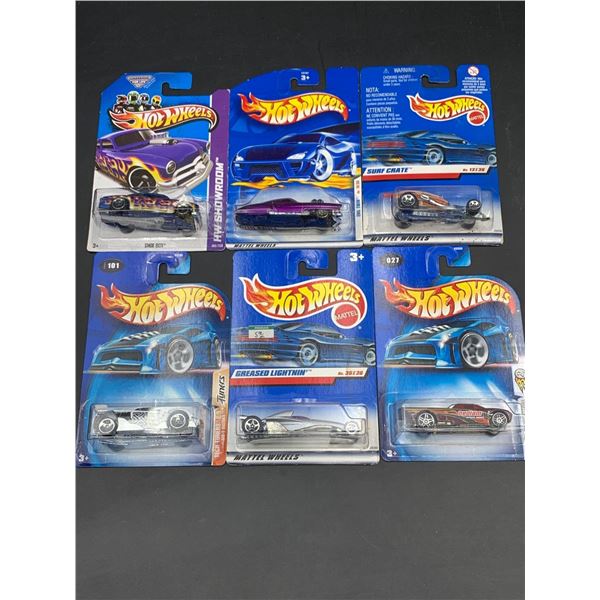 Assorted Hot Wheels NEW in packs - Lot of 6