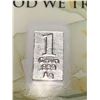 Image 2 : LOT of 2 - Benchmark Metals Pure .999 Silver Wafer Bars, 1 grain
