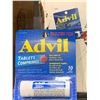 Image 2 : CASE LOT Advil Tables 200mg 12 packs of 10