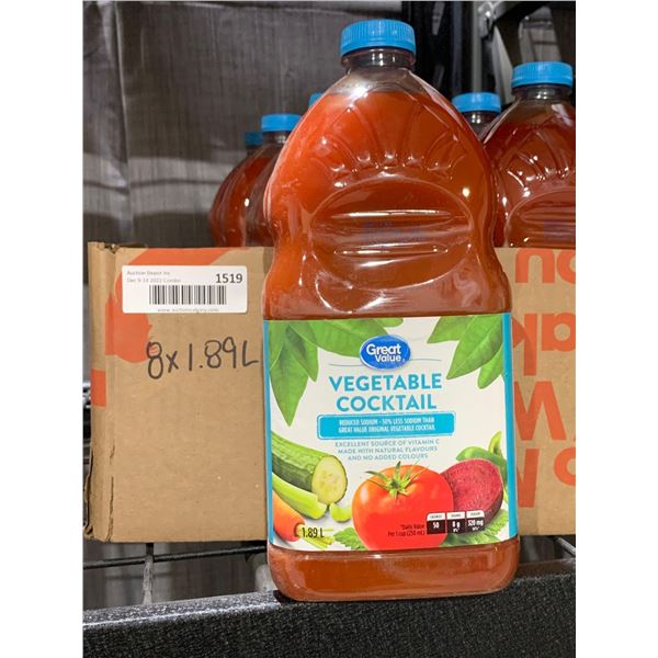CASE LOT Good Value Vegetable Cocktail 8 x 1.89L