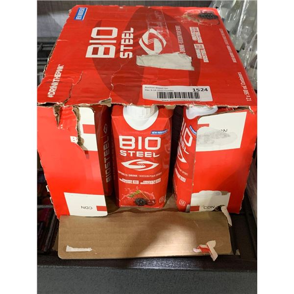 CASE LOT Bio Steel Sports Drink Mixed Berry 12x500ml