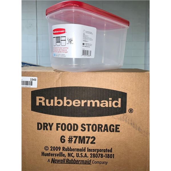 CASE LOT Rubbermaid Containers 6x2.5L