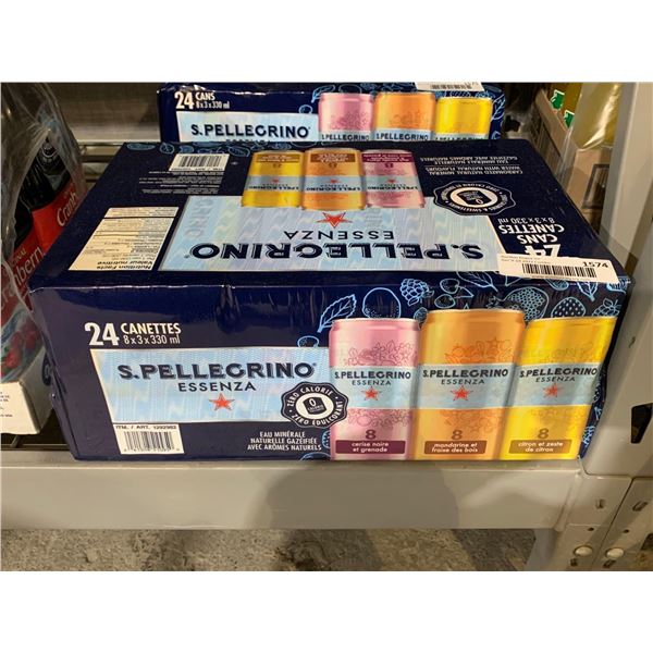 CASE LOT S.Pellegrino Essenza Asst Flavors 24 x 330ml