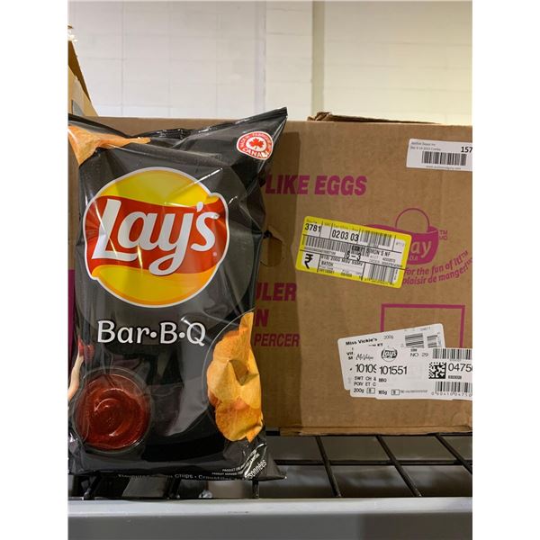 CASE LOT Lays Bar-B-Q Chips 18 x 165g