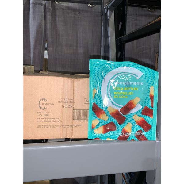 CASE LOT Compliments Cola Bottles 12 x 125g