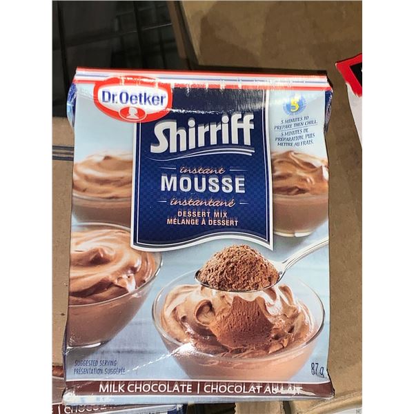 CASE LOT Dr.Oetker Shirriff Chocolate Mousse 12 x 87g