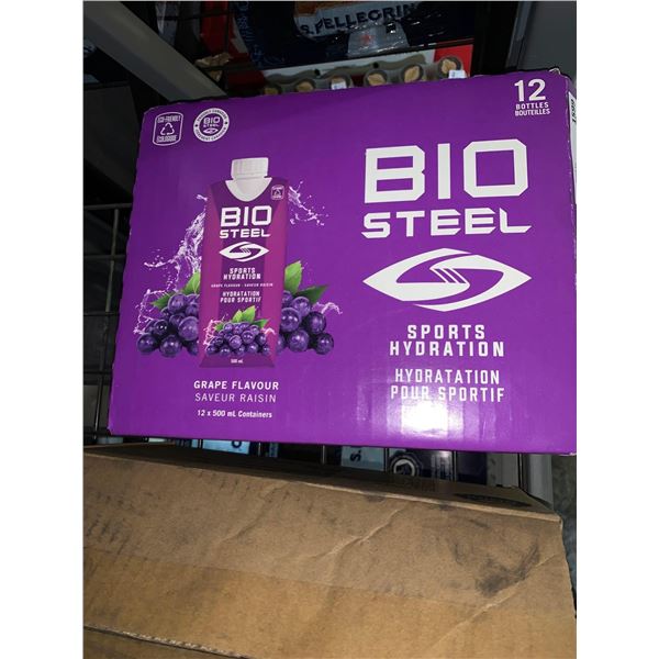 CASE LOT Bio Steel Grape Flavor 12 x 500ml