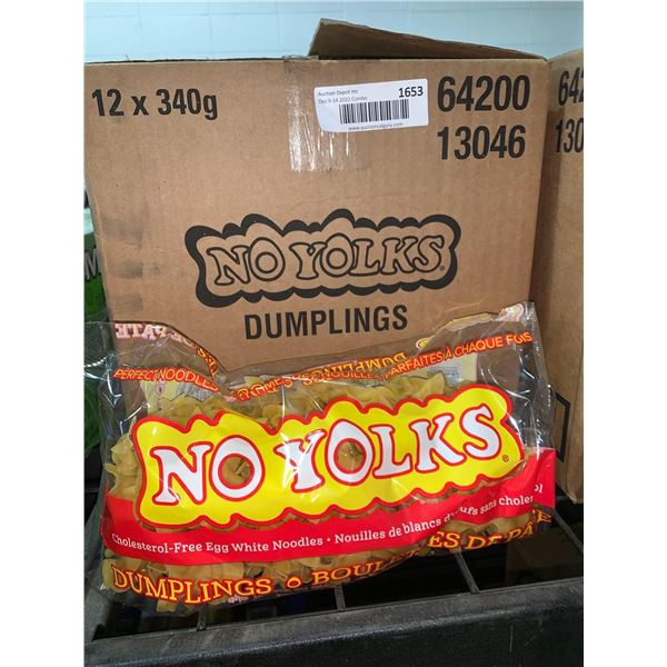 CASE LOT No Yolks Dumplings 12 340g