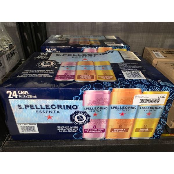 CASE LOT S.Pellegrino Essenza Asst Flavor 24 x 330ml