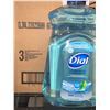 Image 2 : CASE LOT Dial antibacterial hand soap Spring Water 3 x 1.53L