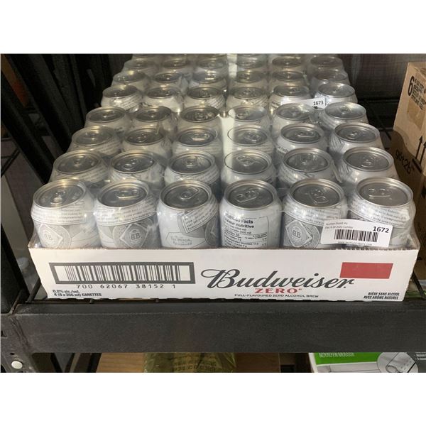 CASE LOT Budweiser ZERO 24 x 355ml