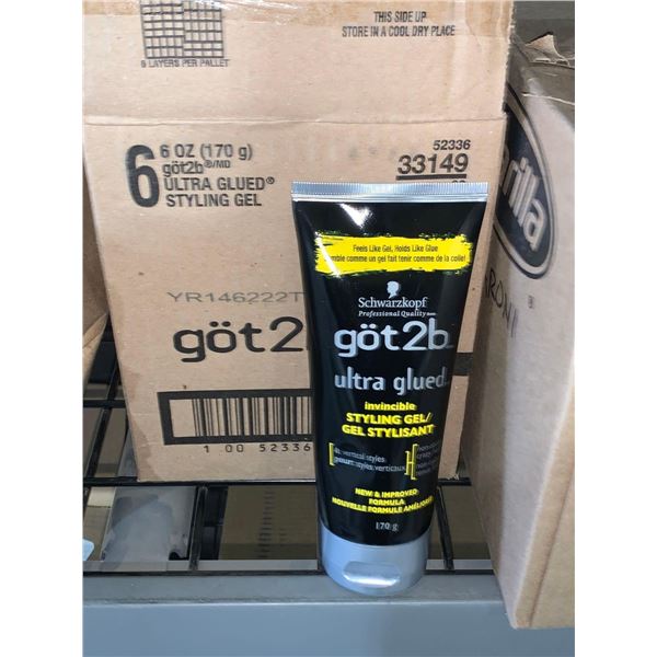 CSE LOT Got 2b Ultra Glued Hair Gel 6 x 170g