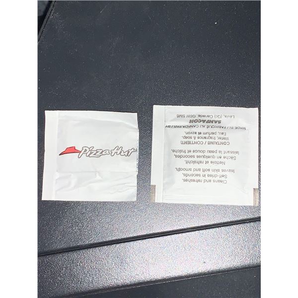 CASE LOT Moist Towelette PizzaHut 1000pcs