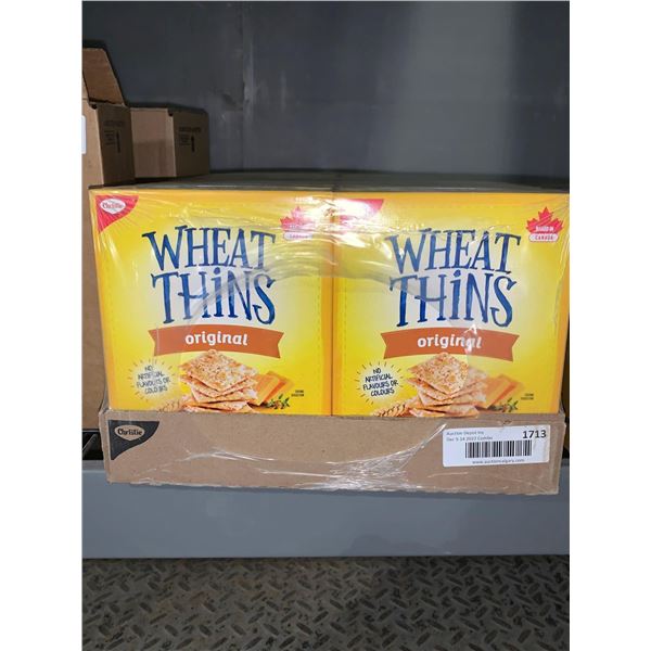 CASE LOT - Christie Wheat Thins Original 12x200g