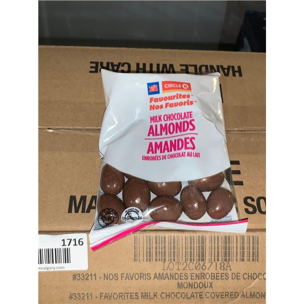 CASE LOT - Circle K Favorites Milk Chocolate Covered Almonds 12x113g