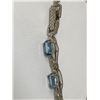 Image 3 : Natural Topaz & Sapphire Multi Stone 8.42 Carat Tennis Bracelet with certificate value $1300.00