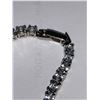 Image 3 : Ladies 9.65 Carat Natural Aquamarine Tennis Bracelet with certificate value $1600.00