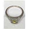 Image 2 : Ladies 14K white Gold 1.02 carat Diamond Ring VS/SI grade with certificate value $ 15,200.00