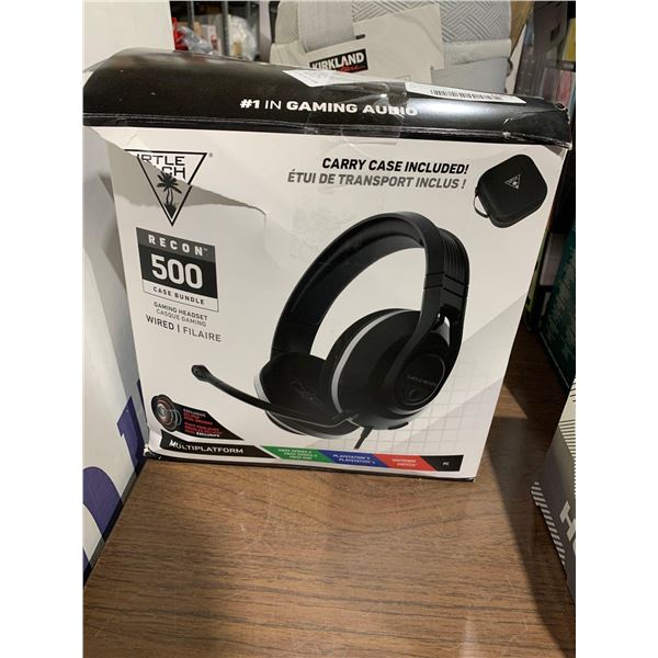 Turtle Beach Recon 500 Gaming Headset wired  w/ carry case