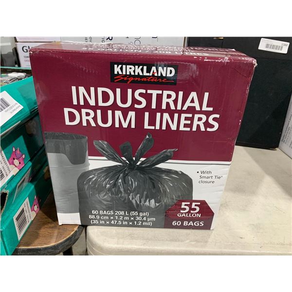 Kirkland Industrial Drum Liners 55gal  60bags