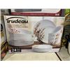 Image 1 : Trudeau Porcelain Dinnerware set 24 pcs
