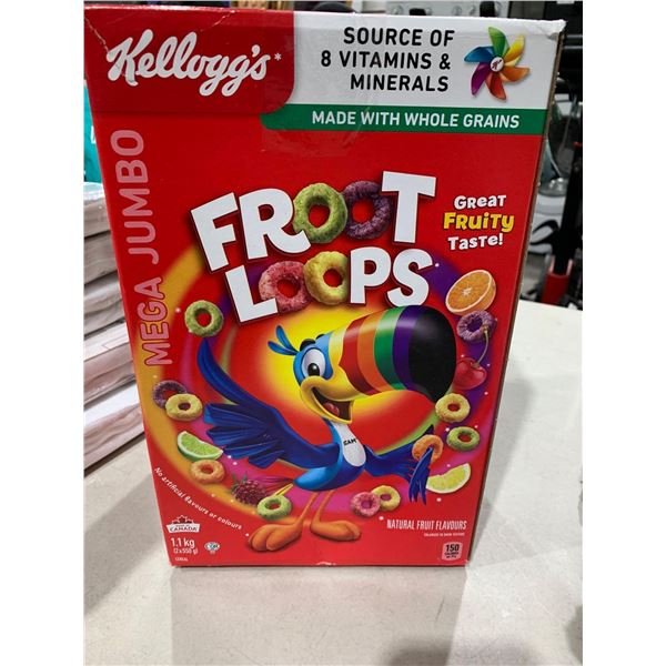 Kellogg's Froot Loops Jumbo 1.1kg (2x550g)