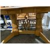 Image 2 : Solid Oak Dining Table with 4 chairs