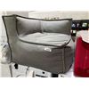 Image 1 : Corner style bean bag chair grey