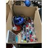 Image 1 : Box of Assorted Nail Polish, Tech Work Lights & Appointment Book