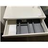 Image 2 : Small Single Drawer Wite Desk - 29W/20D/30"T